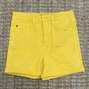 Judy Blue Bright Yellow Jean Shorts
